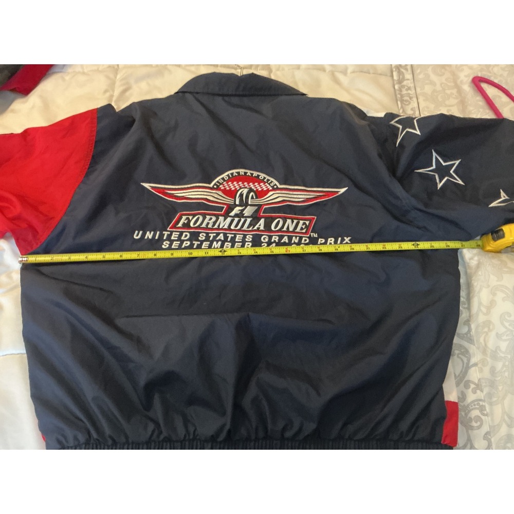 Logo Athletic Formula 1 USGP 2000 Indianapolis Windbreaker Jacket Mens Large L - Picture 11 of 13